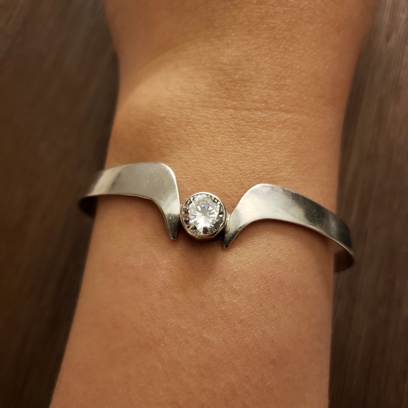 Vintage Sterling Silver Cuff Bracelet